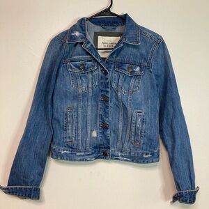 Abercrombie & Fitch Women's Classic Blue Jean Jacket